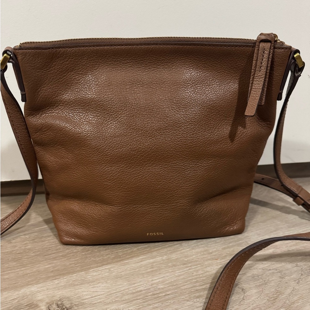 Fossil Brown Crossbody Bag - Picture 2 of 14